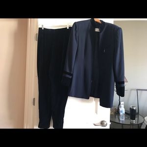 Dana Buckman Navy Blue Suit